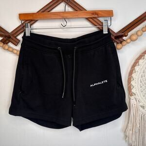 Alphalete Black Drawstring Shorts
